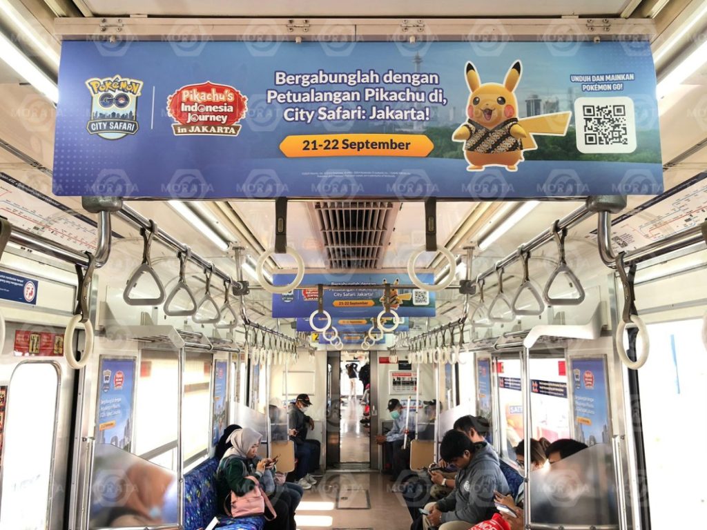 Harga pasang iklan di KRL melalui Morata Advertising