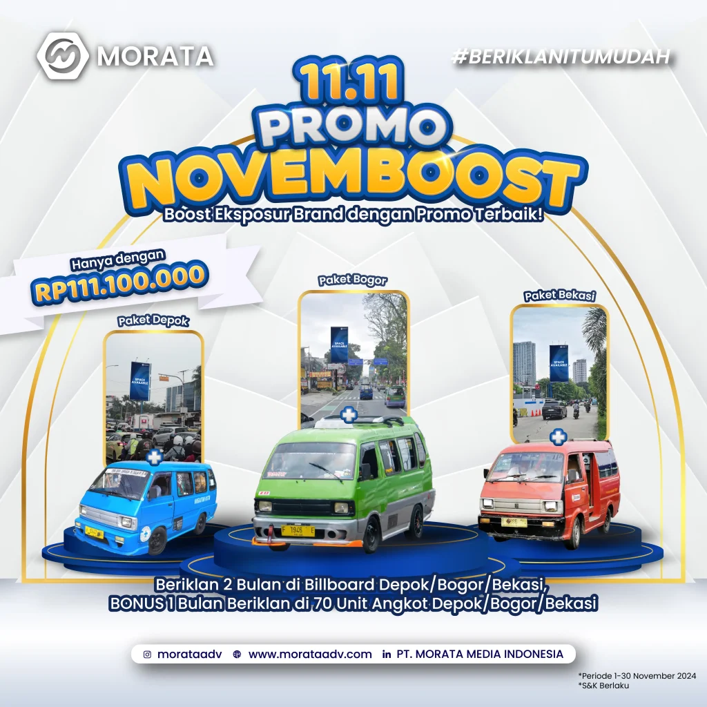 promo iklan di billboard dan iklan di angkot