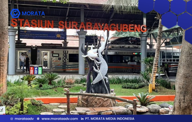 Pasang iklan di stasiun Kereta Api