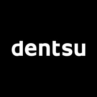 logo dentsu hitam